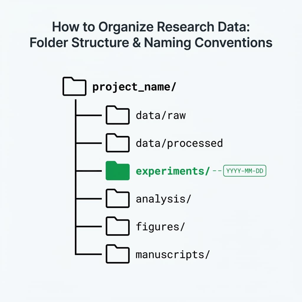 How to Organize Research Data: Folder Structure & Naming Conventions